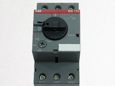 ABB电动机保护断路器 MS116-0.4